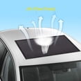 thumbnail image 4 of Parasol magnético para techo corredizo de coche, malla transpirable, cubierta de techo para coche para acampar de noche, instalación rápida, protección solar UV al aparcar y viajar 125 cm x 100 cm, 4 of 5