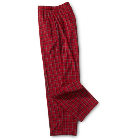 Faded Glory - Big Men's Plaid Fleece Lounge Pants, Size 2XL