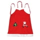thumbnail image 1 of Delantal navideño, delantal de Papá Noel, delantal con pechera de limpieza ajustable, delantal de cocina, regalo de Navidad para fiestas, hornear,, 1 of 8