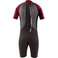 thumbnail image 5 of Body Glove Body Glove Pro 3 2/1mm Youth Back Zip Short Sleeve Spring Suit Wet Suit,Unisex,16,Red, 5 of 7