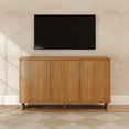 thumbnail image 3 of Modern Sideboard, 3 Door  (1499 x 406 x 864mm / 59 x 16 x 34in), Pecan, 3 of 10