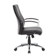 thumbnail image 4 of Boss Office LeatherPlus Executive Office Chair in Black, 4 of 8