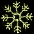 thumbnail image 2 of Novelty Lights 24" Warm White Christmas LED Snowflake Sculpture, Made With LED Rope Light, 2 of 2