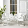 thumbnail image 3 of Crosley Ridgeland 5 Piece Outdoor Dining Set in White Gloss, 3 of 12