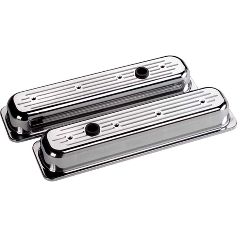 Billet Specialties 95820 Ball Milled Piece Centerbolt Valve Cover For  Small