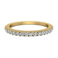 thumbnail image 4 of Diamond Wedding Band Matching to Cushion Halo Wedding Ring Set 14K Gold 0.33 Carat (G,VS1), 4 of 5