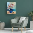 thumbnail image 4 of Canvas Wall Art - Christine Rotolo 'Mixed Media Flower Vase' Wall Art for Living Room, Bedroom, or Office Décor by Trademark Fine Art - 35 x 47 Inches, 4 of 4