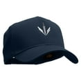 thumbnail image 5 of Sword Emblem Embroidered Cotton Twill Pro Style Cap - Navy OSFM, 5 of 5