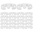 thumbnail image 4 of Picture Brackets Interlocking Flush Mount Bracket Furniture Connection Office Use Iron 4.30X1.90X0.50CM 20PCS, 4 of 5