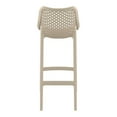 thumbnail image 4 of Compamia Air Patio Bar Stool in Taupe, 4 of 7