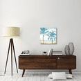 thumbnail image 2 of Global Gallery's 'Beachscape Palms III' By Michael Mullan Stretched Canvas Wall Art, 2 of 4