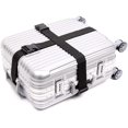 thumbnail image 2 of Correas de equipaje Cinturones de maleta Correas de embalaje ajustables anchas Accesorios de viaje, Negro, 2 of 5
