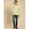 thumbnail image 6 of SKAVIJ Men's Cotton Long Sleeve Casual Henley Shirt Band Collar Summer Beach Hippie T-Shirt Vacation Tops with Pocket (Small,Lemon), 6 of 6