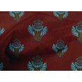 thumbnail image 4 of oneOone Cotton Poplin Fabric Floral Block Printed Craft Fabric BTY 56 Inch Wide, 4 of 4