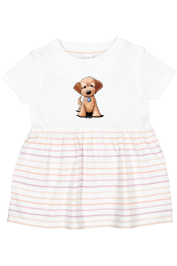 Kiniart Mini Goldendoodle Girls Baby Dress