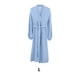 thumbnail image 5 of Minnieouse Ropa de dormir de estilo informal con abertura frontal de primavera para mujer, de dormir de manga larga Simple para niñas, ropa Vestidos Azul L, 5 of 6