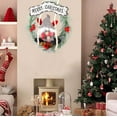 thumbnail image 4 of Corona de Navidad Corona de Papá Noel Corona de agujas para anciano Suministros de decoración navideña, 4 of 7