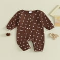 thumbnail image 2 of PENGXIANG Champignons à Manches Longues Print Rompers pour les Tenues de Bébé Casual, 2 of 9