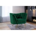 thumbnail image 2 of Meridian Furniture Margo Green Velvet Chair, 2 of 6