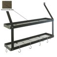thumbnail image 1 of Rogar 8541 Double Bookshelf - Hammered Bronze/Brass, 1 of 1