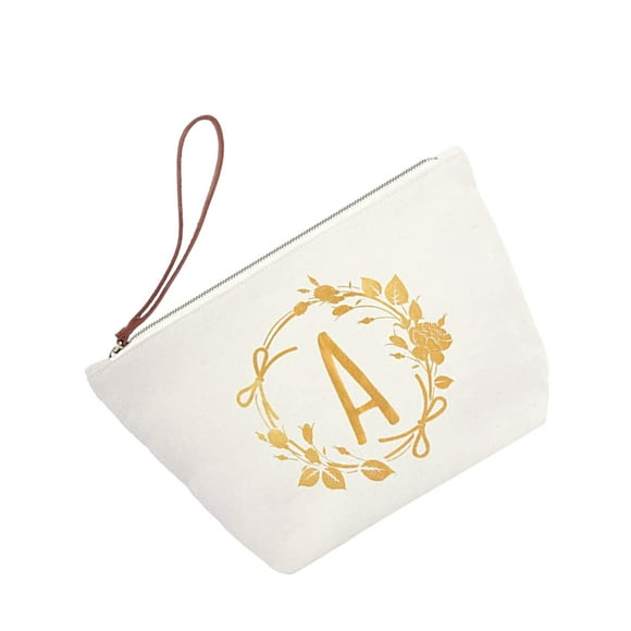 QualitChoice Exquisite Craft Letter Bag - Wide Application For Women Gift Women Cosmetic Toiletry Bags Travel A 1Set