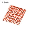 thumbnail image 3 of Unique Bargains 1 Inch Self Adhesive Waterproof Vinyl Letter Number Sticker Set, 12 Sheet Red, 3 of 3