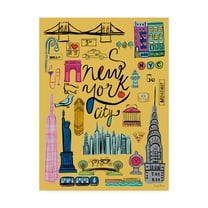 Trademark Fine Art 'Travel NYC' Canvas Art by Farida Zaman