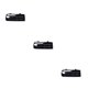 thumbnail image 2 of Riwesomey Parrilla de luz antiniebla, portátil, desmontable, reemplazable, actualización, parachoques delantero de automóvil, componentes de rejilla de Izquierda 3piezas Riwesomey CBP256033, 2 of 6