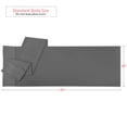 thumbnail image 2 of Nestl Body Pillow Case, Microfiber Pillow Covers, Body Pillow Cases Set of 2, (20"x54") Charcoal Grey, 2 of 6