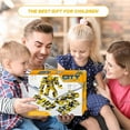 thumbnail image 5 of Juguetes de construcción, RobotToys para niños de 6 años, Ladrillos de construcción de ingeniería 25 en 1, Kit de vehículos de construcción, Bloques de construcción, Los mejores regalos para niños de 5 6 7 8 9 10 11 12 y más (573 piezas) Rojo Verde Cocina, Decoración y Otros, 5 of 5