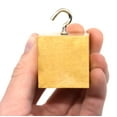 thumbnail image 3 of Density Cube with Hook, Brass (Br) - Element Stamp - 0.8 Inch (20mm) Sides - For Density Investigation, Specific Gravity & Specific Heat Activities - Eisco Labs, 3 of 3