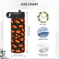 thumbnail image 4 of Fotbe Pumpkin Fallen Leaves Pattern 18oz Sports Insulated Kettle Stainless Steel Sports Insulated Kettle For Running Hiking Cycling Climbing Man'S Woman'S Water Bottle, 4 of 8
