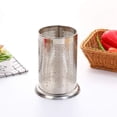 thumbnail image 5 of Soporte para utensilios Recipiente para cubiertos de acero inoxidable para juegos de espátulas Gadgets, Porta cubiertos para cubiertos Cuchara Tenedor Cocina, 5 of 5