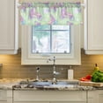 thumbnail image 2 of Yayeee Kitchen Valance Rod Pocket 54" x 18" Living Room Window Curtain, Purple Skates, 2 of 6
