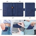 thumbnail image 2 of Eoehro Passport Holder for Travel Essentials, Passport Wallet Cover Case for Travel Must Haves Accessories,Passport Book Holders for Women and Men(dark blue), 2 of 7