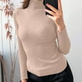 thumbnail image 5 of shoper Womens Turtleneck Sweater, Black Ribbed Sweaters Knit Slim Fit Lightwight Pullover Tops Long Sleeve Fall Fashion Clothes 2025, 5 of 6