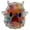 D002- Multicolor, variant on Mini Seasonal Decoration, Ghost Decorations, Squeeze Toys, Halloween Toys, 2X2 Inch Orange Bead Filled Soft Squeeze Ghost for Relaxation, Classroom Party Hand Squeeze and Small