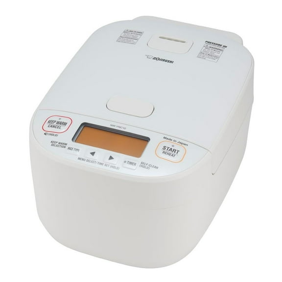 Zojirushi Pressure Induction Heating Rice Cooker and Warmer (5.5 Cup, White)