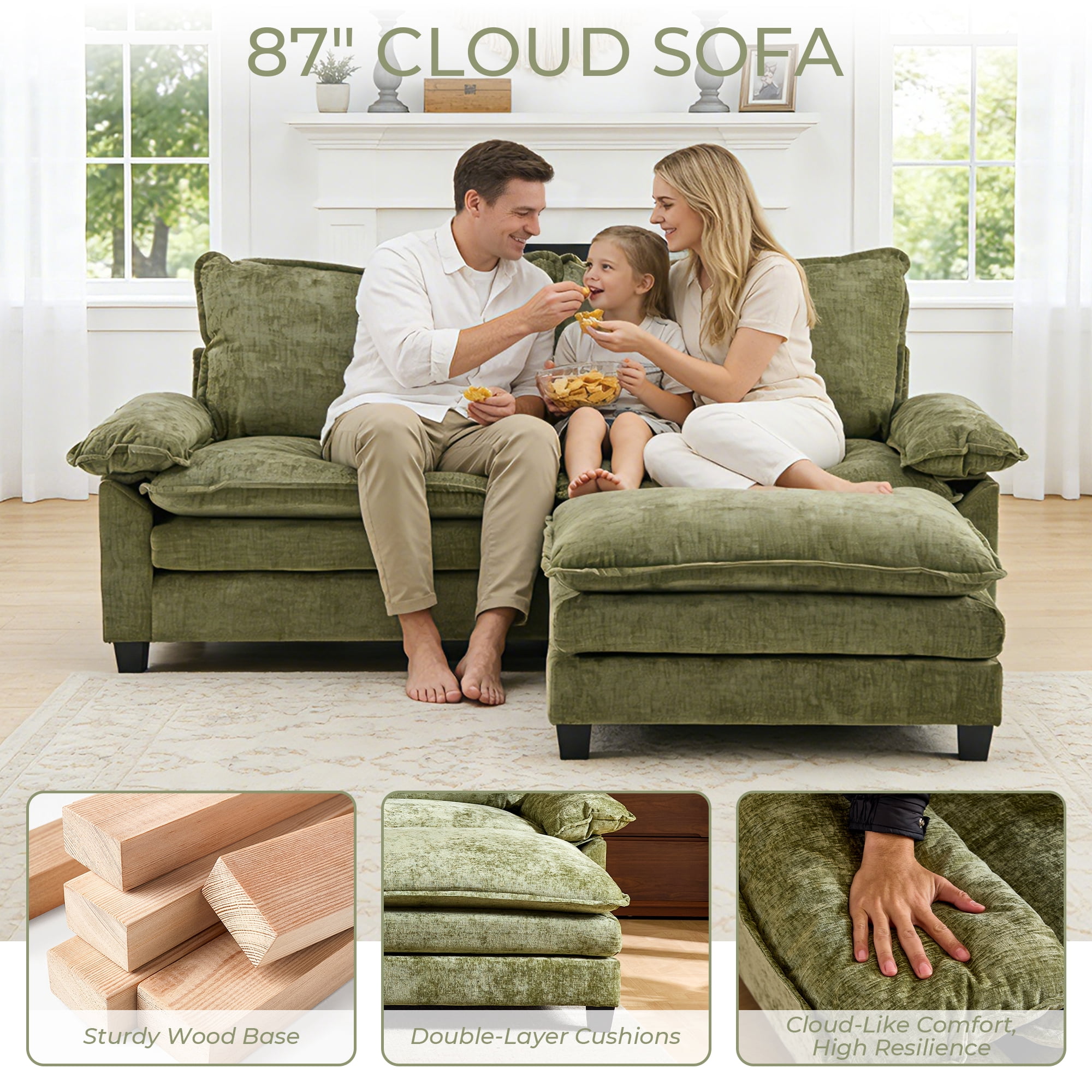 Ktaxon Sectional Sofa L Shaped Couch with Chaise Living Room
