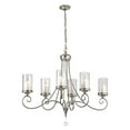 thumbnail image 2 of Kichler Lara Oval Chandelier 6Lt, Shdw Brz, Clr Cyl w/Beige Candle - 42862SWZ, 2 of 3