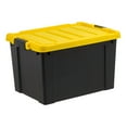 thumbnail image 2 of IRIS Bacs de Rangement en Plastique de 72 L avec Loquets, Lot de 2, 2 of 10