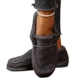 thumbnail image 5 of KEVCHE Womens Winter Warm Furry Flat Shoes,Cotton Lined Cozy Design with Cushion Comfort Sole and Soft Interior,Non-Slip Durable Footwear for Indoor Outdoor Daily Gifts, 5 of 6