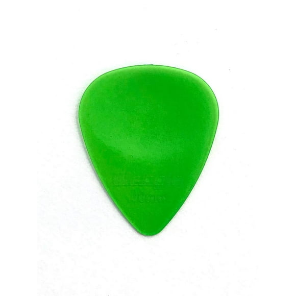 Wedgie WCPP60 0.60mm Wedgie Clear Pick, 12 Pack, Green