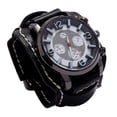 thumbnail image 1 of Reloj de pulsera Sunnimix Unisex Punk retro negro, 1 of 8