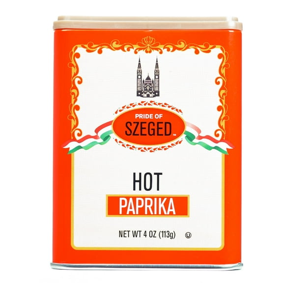Szeged | Pride of Szeged Hot Paprika Powder | 4 oz | Gourmet Spice | 1-Pack