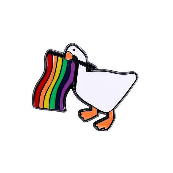 Rainbow pride pin brooches for clothing lesbian flag