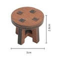 thumbnail image 4 of Silla en miniatura, adornos de , estante para manualidades de , accesorios para , Mini taburete de CUTICAT Estante en miniatura, 4 of 4