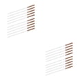 thumbnail image 1 of 8 piezas de pinchos para barbacoa Wosthever acero inoxidable 40cmx10mmx2mm 2Conjunto, 1 of 6
