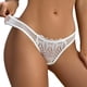 thumbnail image 1 of Gibobby Calzoncillos para mujeres sexy Calzoncillos de encaje sexy para mujer Calzoncillos de gancho de malla transparente para mujer (Blanco,XL), 1 of 5
