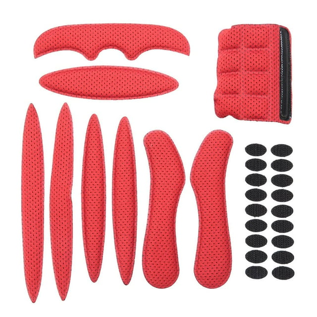 Peahefy Helmet Lining inner, Helmet Lining Protection,Helmet Magic Stick Anti-collision Lining Sponge Protection with Viscose